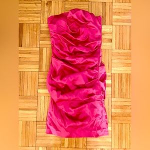 Caché Strapless Cocktail Dress